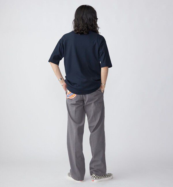 SHIPS「SHIPS:〈接触冷感〉トリコット ジャカード クルーネック Tシャツ」|Tシャツ・カットソー|