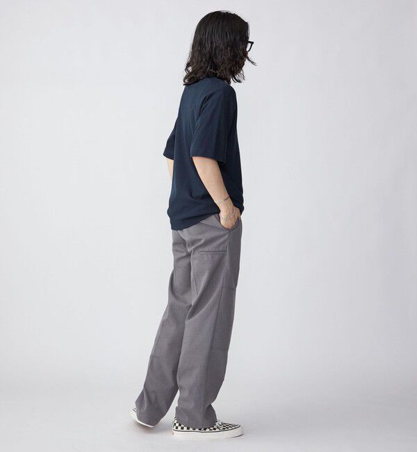 SHIPS「SHIPS:〈接触冷感〉トリコット ジャカード クルーネック Tシャツ」|Tシャツ・カットソー|