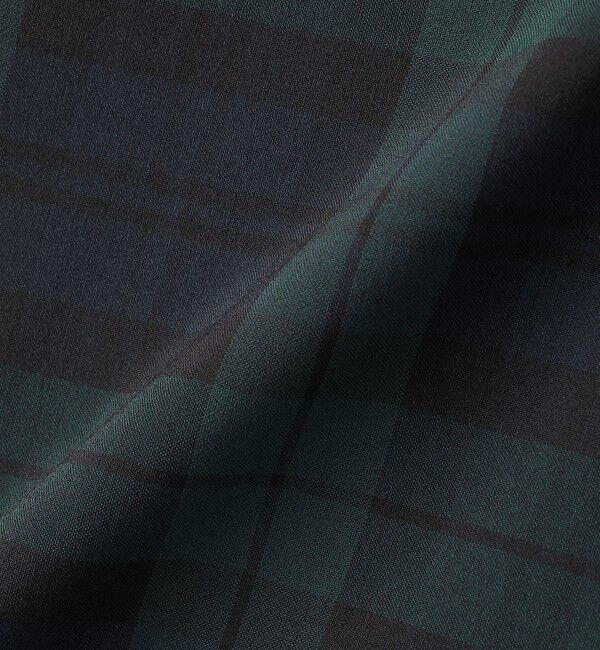 SHIPS KIDS「SHIPS KIDS:100～130cm /〈多機能〉ブラックウォッチ ノーラペル ジャケット」|ノーカラージャケット|