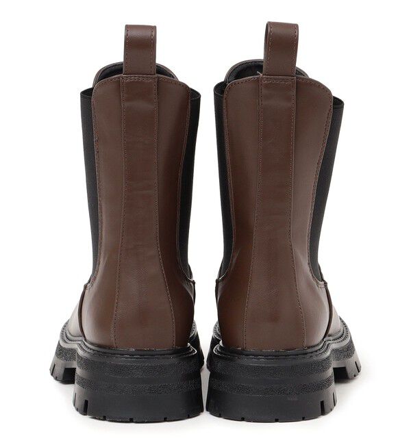 SHIPS any「【WEB限定】SHIPS any: トラックソール サイドゴア ブーツ 24FW」|ショートブーツ|