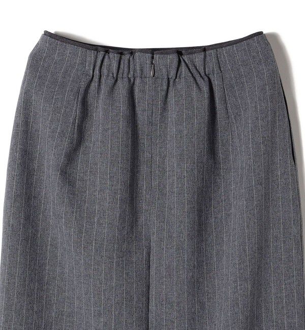 SHIPS for women「〈手洗い可能〉ベルト付 ストライプ タイト スカート 24SS ◇」|タイト|