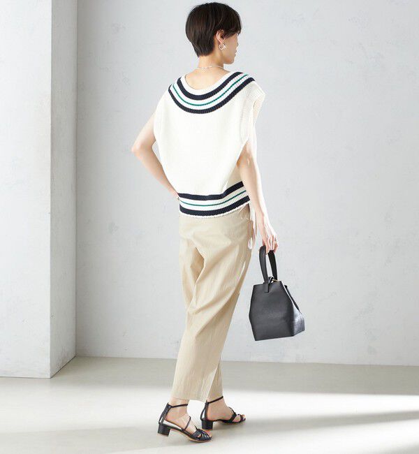 SHIPS for women「〈手洗い可能〉コットン ナイロン タック パンツ」|その他|