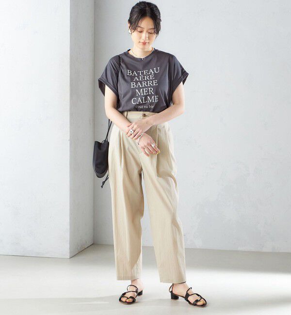 SHIPS for women「〈手洗い可能〉コットン ナイロン タック パンツ」|その他|