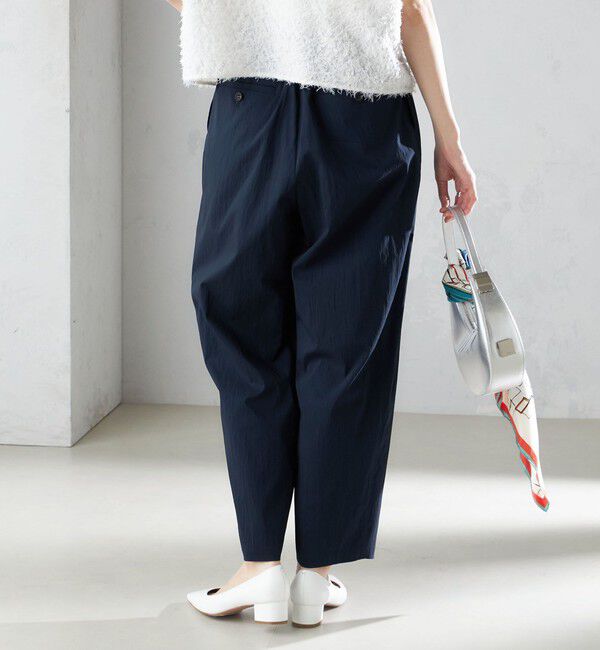 SHIPS for women「〈手洗い可能〉コットン ナイロン タック パンツ」|その他|