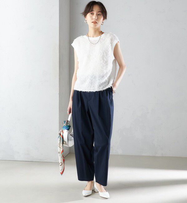 SHIPS for women「〈手洗い可能〉コットン ナイロン タック パンツ」|その他|