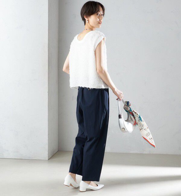 SHIPS for women「〈手洗い可能〉コットン ナイロン タック パンツ」|その他|