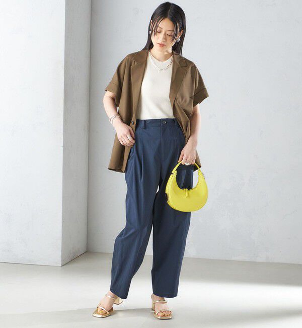 SHIPS for women「〈手洗い可能〉コットン ナイロン タック パンツ」|その他|