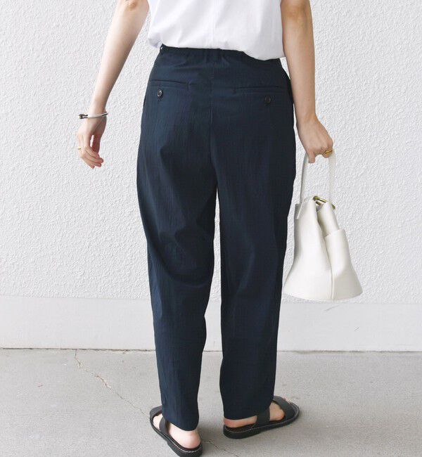 SHIPS for women「〈手洗い可能〉コットン ナイロン タック パンツ」|その他|