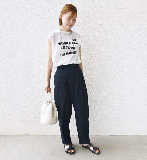 SHIPS for women「〈手洗い可能〉コットン ナイロン タック パンツ」|その他|