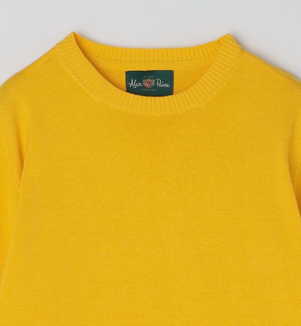 SHIPS「ALANPANE: 14ゲージ コットン クルーネック ニット」|ニット・セーター|