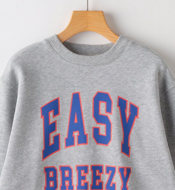 SHIPS KIDS「SHIPS KIDS:80～90cm / パイピング カレッジ ロゴ スウェット」|スウェット・ジャージ|