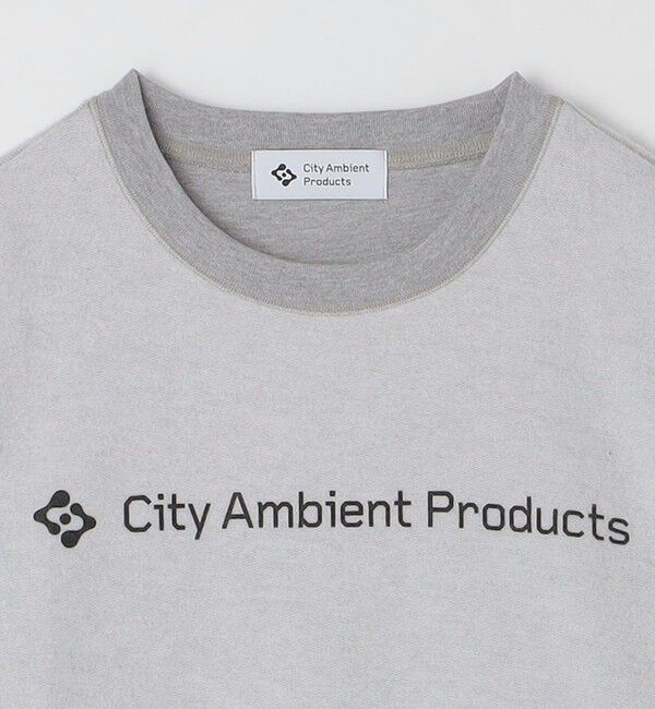 SHIPS「City Ambient Products: ロゴ プリント リバース スウェット」|スウェット・ジャージ|