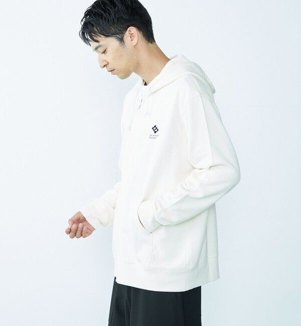 SHIPS「City Ambient Products: ロゴ エンブロイダリー ジップ パーカー」|パーカー|