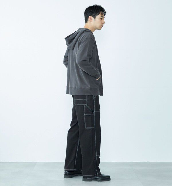 SHIPS「City Ambient Products: ロゴ エンブロイダリー ジップ パーカー」|パーカー|