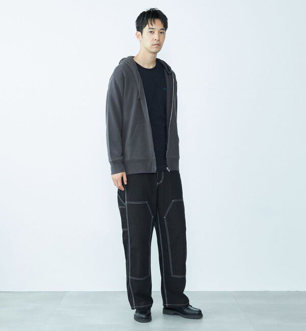 SHIPS「City Ambient Products: ロゴ エンブロイダリー ジップ パーカー」|パーカー|