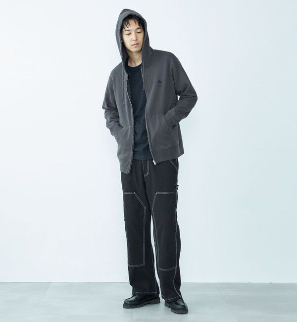 SHIPS「City Ambient Products: ロゴ エンブロイダリー ジップ パーカー」|パーカー|