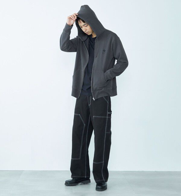 SHIPS「City Ambient Products: ロゴ エンブロイダリー ジップ パーカー」|パーカー|