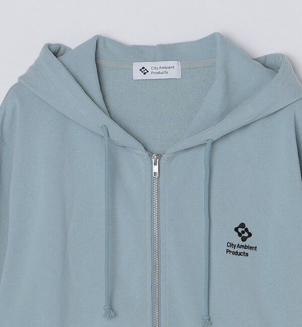 SHIPS「City Ambient Products: ロゴ エンブロイダリー ジップ パーカー」|パーカー|