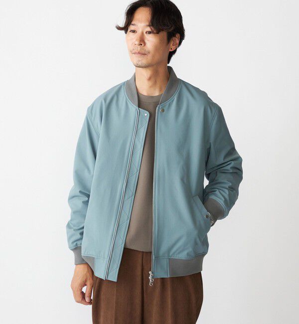 SHIPS「SHIPS: SOLOTEX(R) ストレッチ ミリタリー ブルゾン」|ブルゾン・スタジャン|