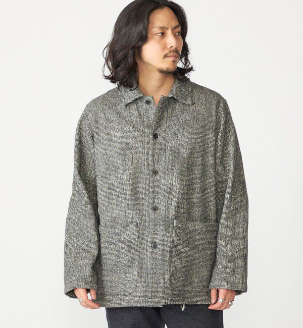 SHIPS「SHIPS: ブラッシュド シャツ アウター」|ブルゾン・スタジャン|