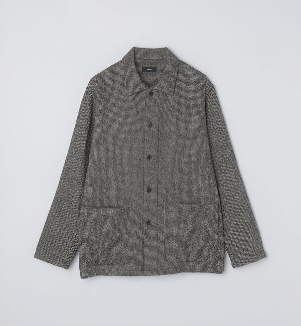 SHIPS「SHIPS: ブラッシュド シャツ アウター」|ブルゾン・スタジャン|