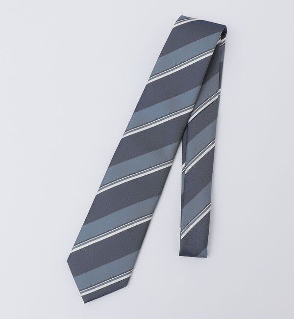 SHIPS「SHIPS: シルク レジメンタル ストライプ ネクタイ」|ネクタイ・蝶ネクタイ|コバルトブルー