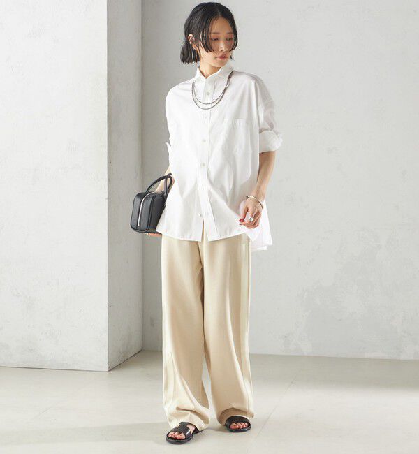 SHIPS for women「〈手洗い可能〉サイドライン ニット パンツ」|その他|