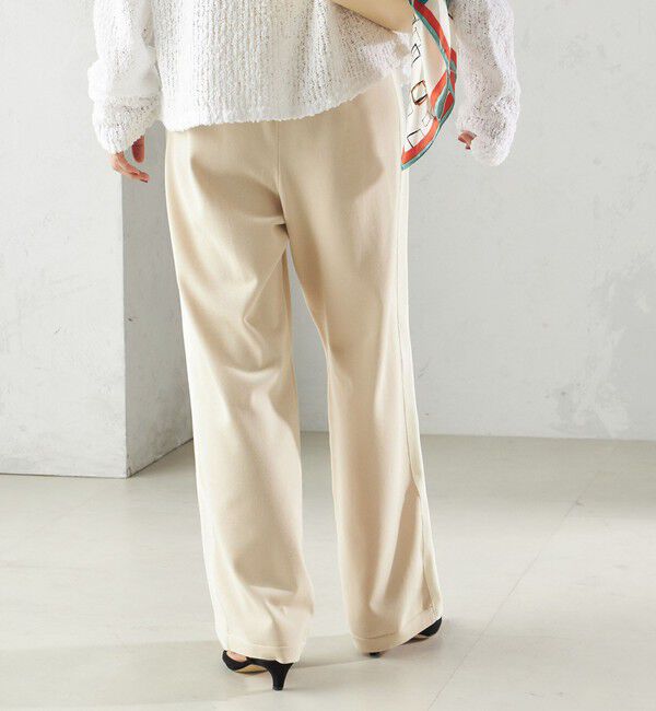 SHIPS for women「〈手洗い可能〉サイドライン ニット パンツ」|その他|