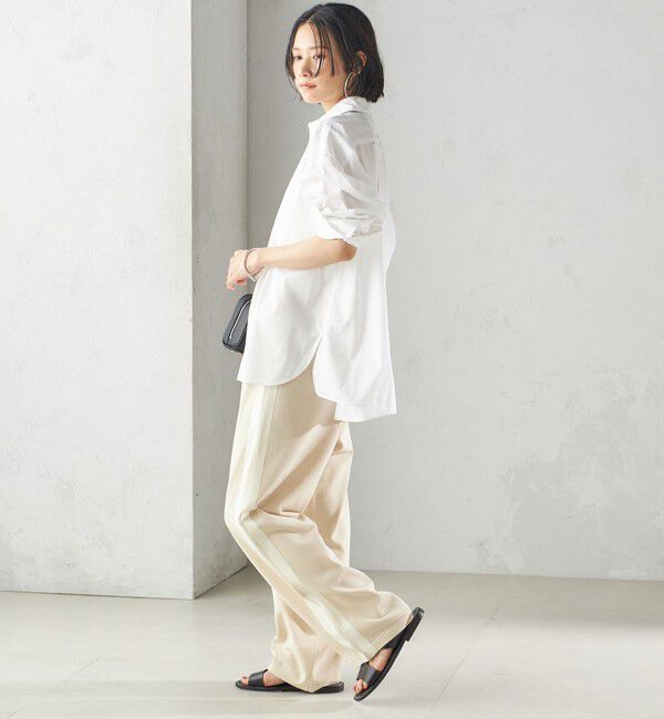 SHIPS for women「〈手洗い可能〉サイドライン ニット パンツ」|その他|