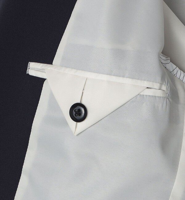 SHIPS Colors 「SHIPS Colors:〈手洗い可能〉シングルブレスト ネイビー ジャケット」|テーラードジャケット|