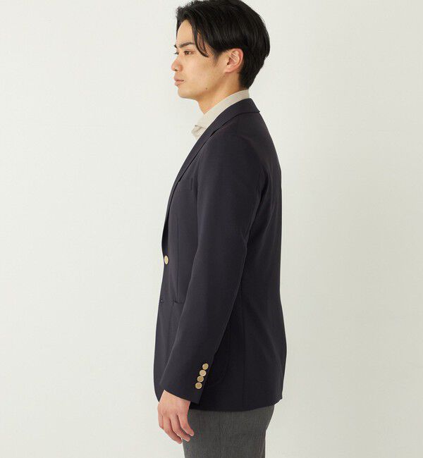 SHIPS Colors 「SHIPS Colors:〈手洗い可能〉シングルブレスト ネイビー ジャケット」|テーラードジャケット|