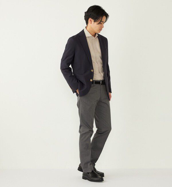 SHIPS Colors 「SHIPS Colors:〈手洗い可能〉シングルブレスト ネイビー ジャケット」|テーラードジャケット|
