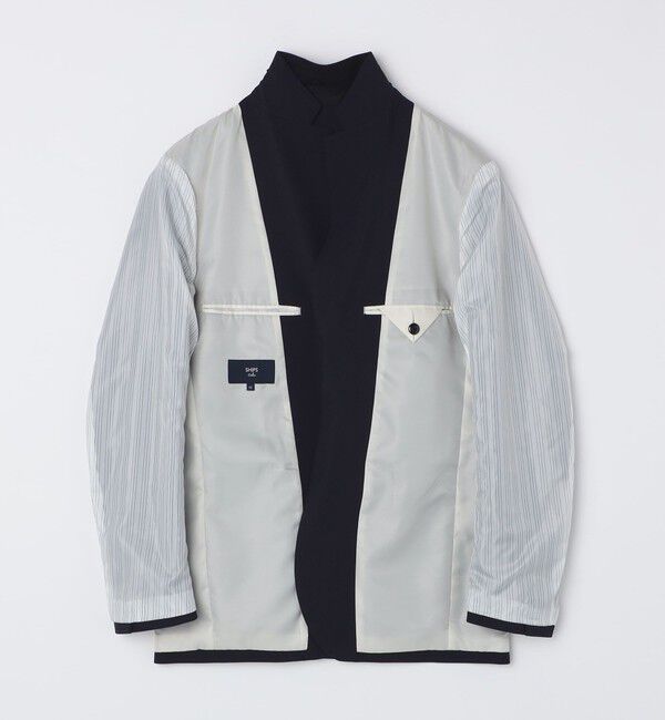 SHIPS Colors 「SHIPS Colors:〈手洗い可能〉シングルブレスト ネイビー ジャケット」|テーラードジャケット|