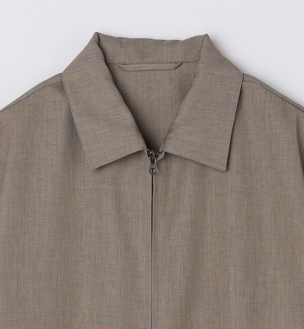 SHIPS「SHIPS: ウール ライク ポリエステル ジップ ブルゾン」|ブルゾン・スタジャン|