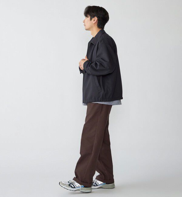 SHIPS「SHIPS: ウール ライク ポリエステル ジップ ブルゾン」|ブルゾン・スタジャン|