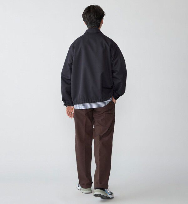 SHIPS「SHIPS: ウール ライク ポリエステル ジップ ブルゾン」|ブルゾン・スタジャン|
