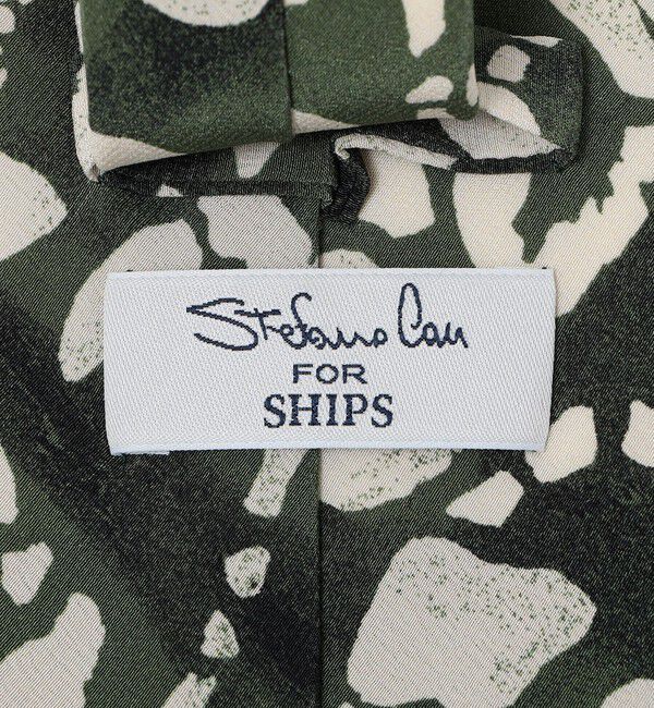 SHIPS「【SHIPS別注】Stefano Cau: バティック ボタニカル プリント ネクタイ」|ネクタイ・蝶ネクタイ|