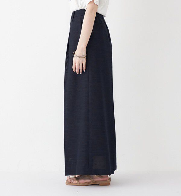 SHIPS Colors 「SHIPS Colors:〈手洗い可能〉バスケット クロップド ワイド パンツ」|その他|