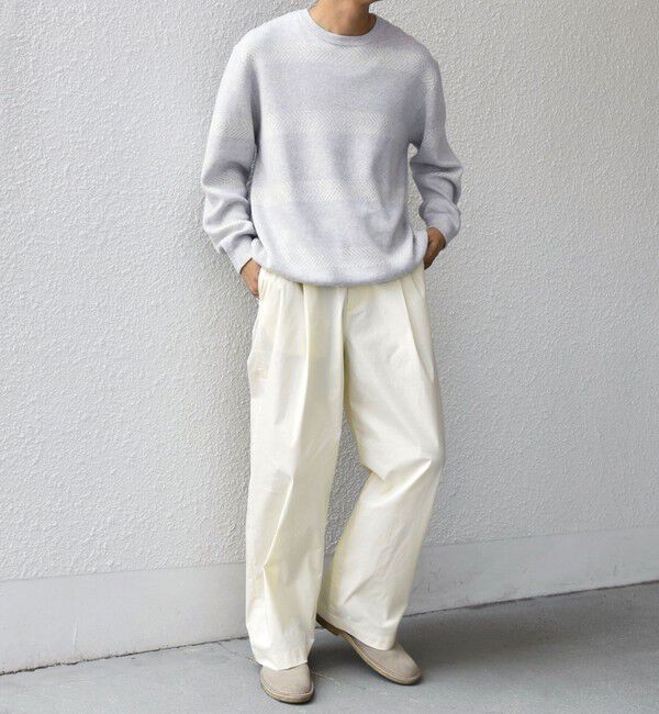 SHIPS any「SHIPS any:〈手洗い可能〉コットン カシミヤ スウェットライク ニット 25AW◇」|ニット・セーター|