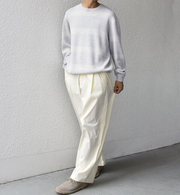 SHIPS any「SHIPS any:〈手洗い可能〉コットン カシミヤ スウェットライク ニット 25AW◇」|ニット・セーター|