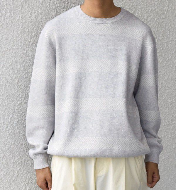 SHIPS any「SHIPS any:〈手洗い可能〉コットン カシミヤ スウェットライク ニット 25AW◇」|ニット・セーター|