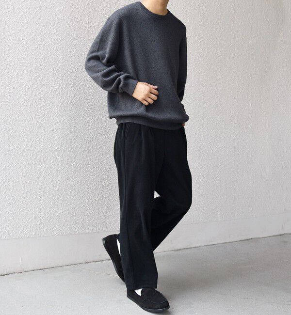 SHIPS any「SHIPS any:〈手洗い可能〉コットン カシミヤ スウェットライク ニット 25AW◇」|ニット・セーター|