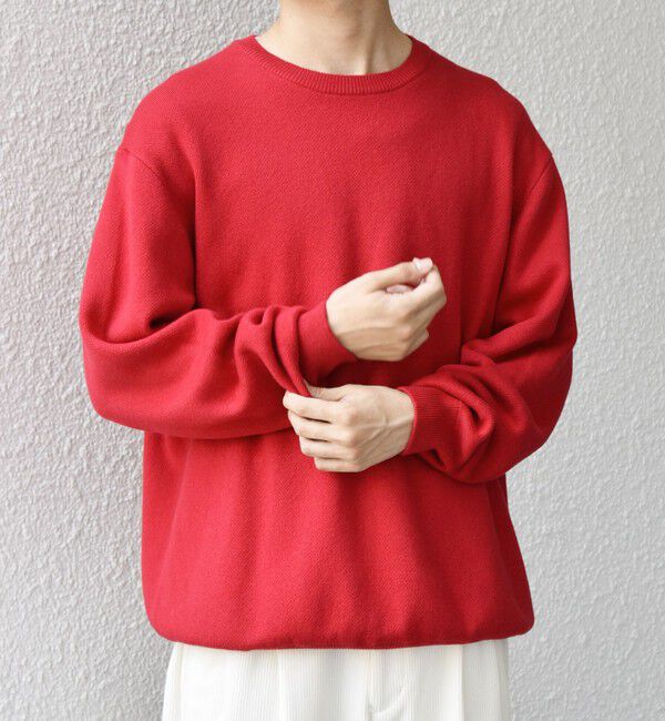 SHIPS any「SHIPS any:〈手洗い可能〉コットン カシミヤ スウェットライク ニット 25AW◇」|ニット・セーター|