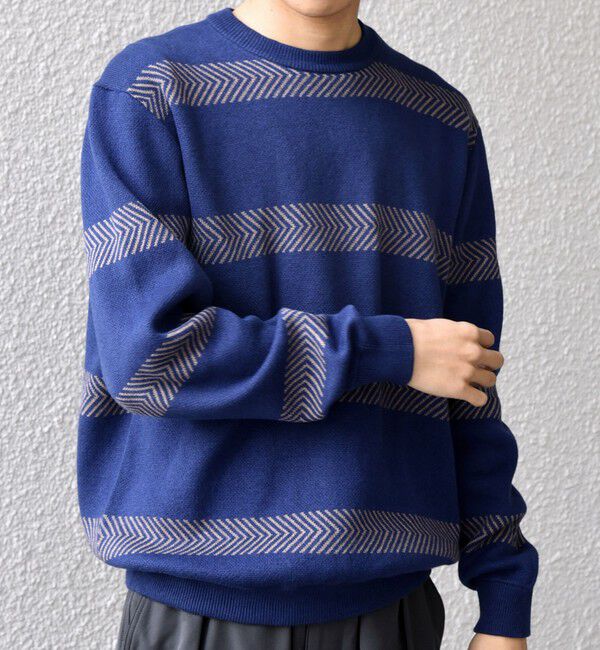 SHIPS any「SHIPS any:〈手洗い可能〉コットン カシミヤ スウェットライク ニット 25AW◇」|ニット・セーター|