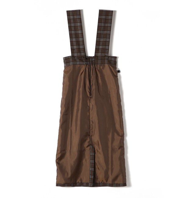 SHIPS Colors 「SHIPS Colors:〈手洗い可能〉リンク チェック ジャンパー スカート」|ジャンパースカート|