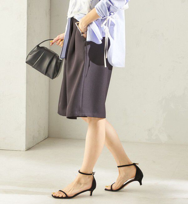 SHIPS for women「〈洗濯機可能〉ドロスト タック ハーフ パンツ」|その他|