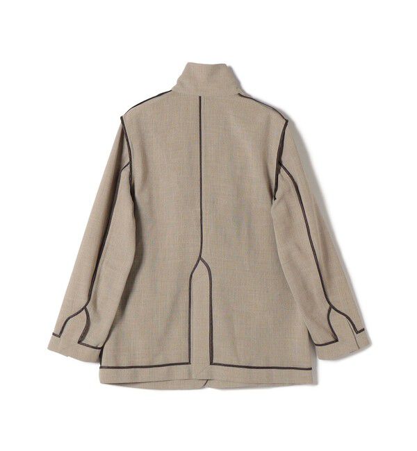 SHIPS for women「《予約》〈吸水速乾・手洗い可能〉麻調 ドンゴロス 2釦 ジャケット」|テーラードジャケット|