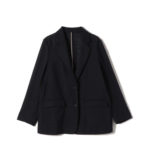 SHIPS for women「《予約》〈吸水速乾・手洗い可能〉麻調 ドンゴロス 2釦 ジャケット」|テーラードジャケット|