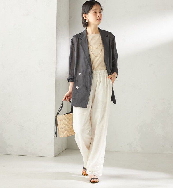 SHIPS for women「《予約》〈手洗い可能〉ラミー 4 ジャケット 26SS」|テーラードジャケット|