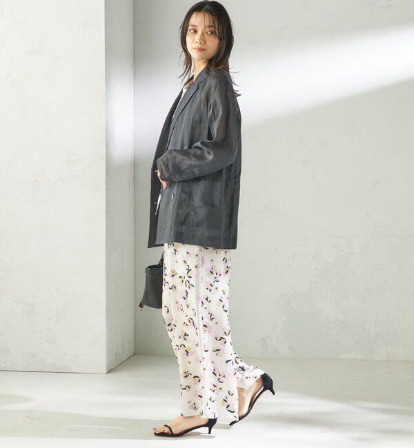 SHIPS for women「《予約》〈手洗い可能〉ラミー 4 ジャケット 26SS」|テーラードジャケット|